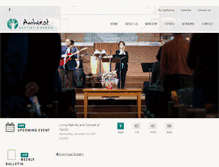 Tablet Screenshot of amherstbaptist.com